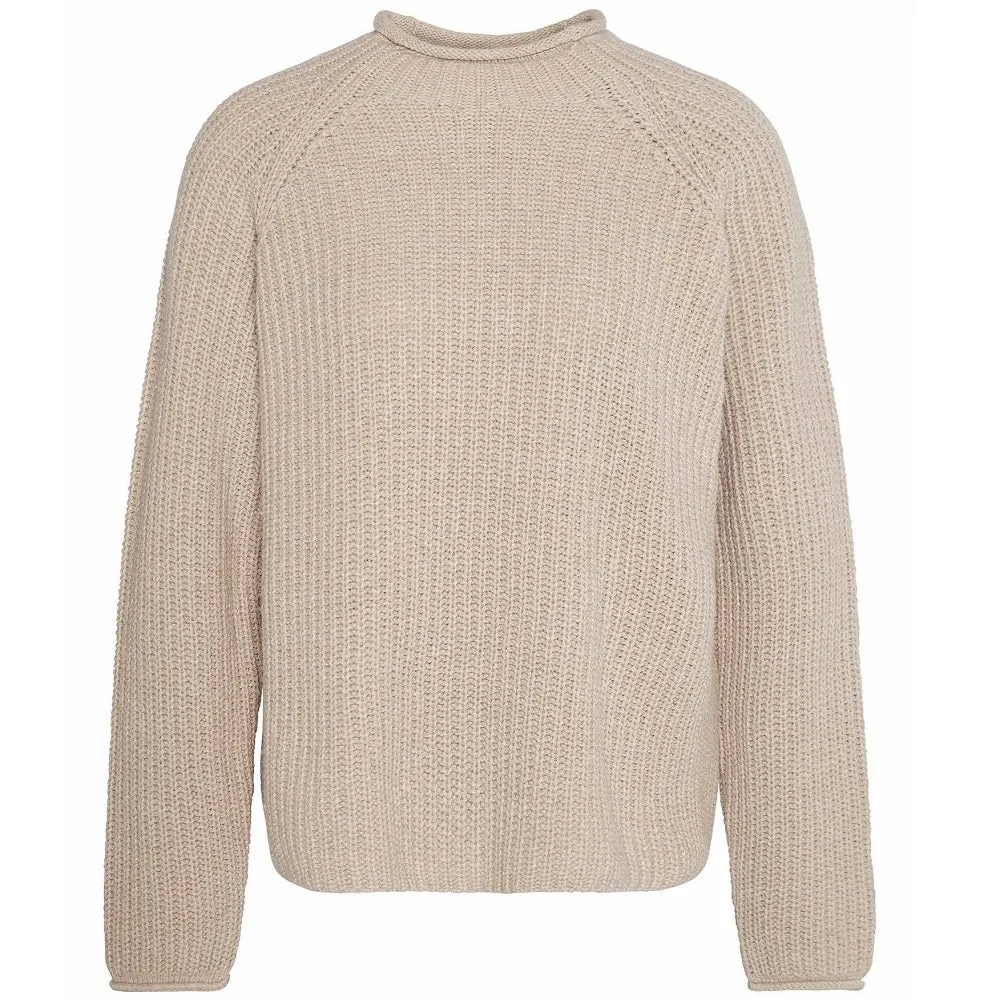 Barbour Willows High-Neck Oatmeal Jumper