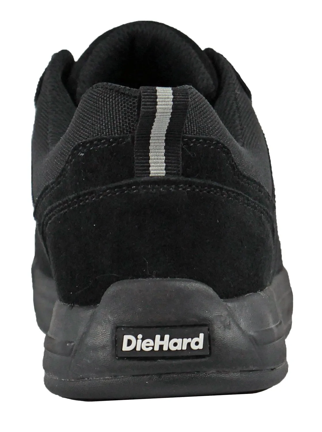 DieHard Mens Solstice Black Seude Fabric Work Shoes