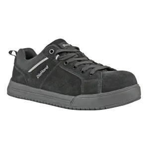 DieHard Mens Solstice Black Seude Fabric Work Shoes