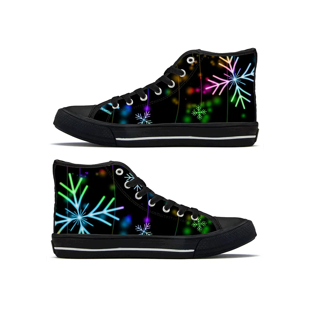 Diverse Panda Snowflake Hi Tops