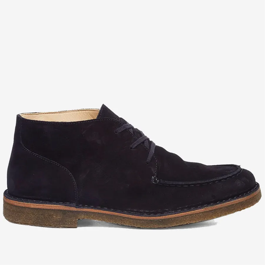 Dukeflex Suede Boots - Navy Blue