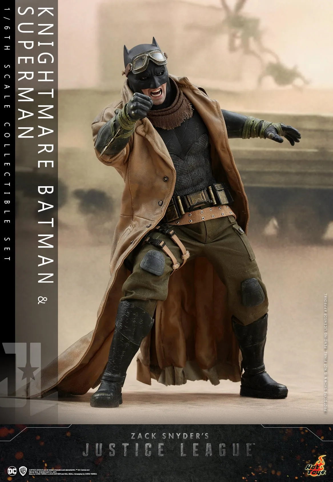 Hot Toys - TMS038 - Zack Snyder's Justice League - 1/6th scale Knightmare Batman and Superman Collectible Set