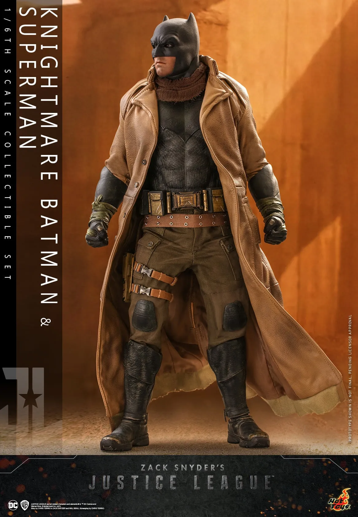 Hot Toys - TMS038 - Zack Snyder's Justice League - 1/6th scale Knightmare Batman and Superman Collectible Set