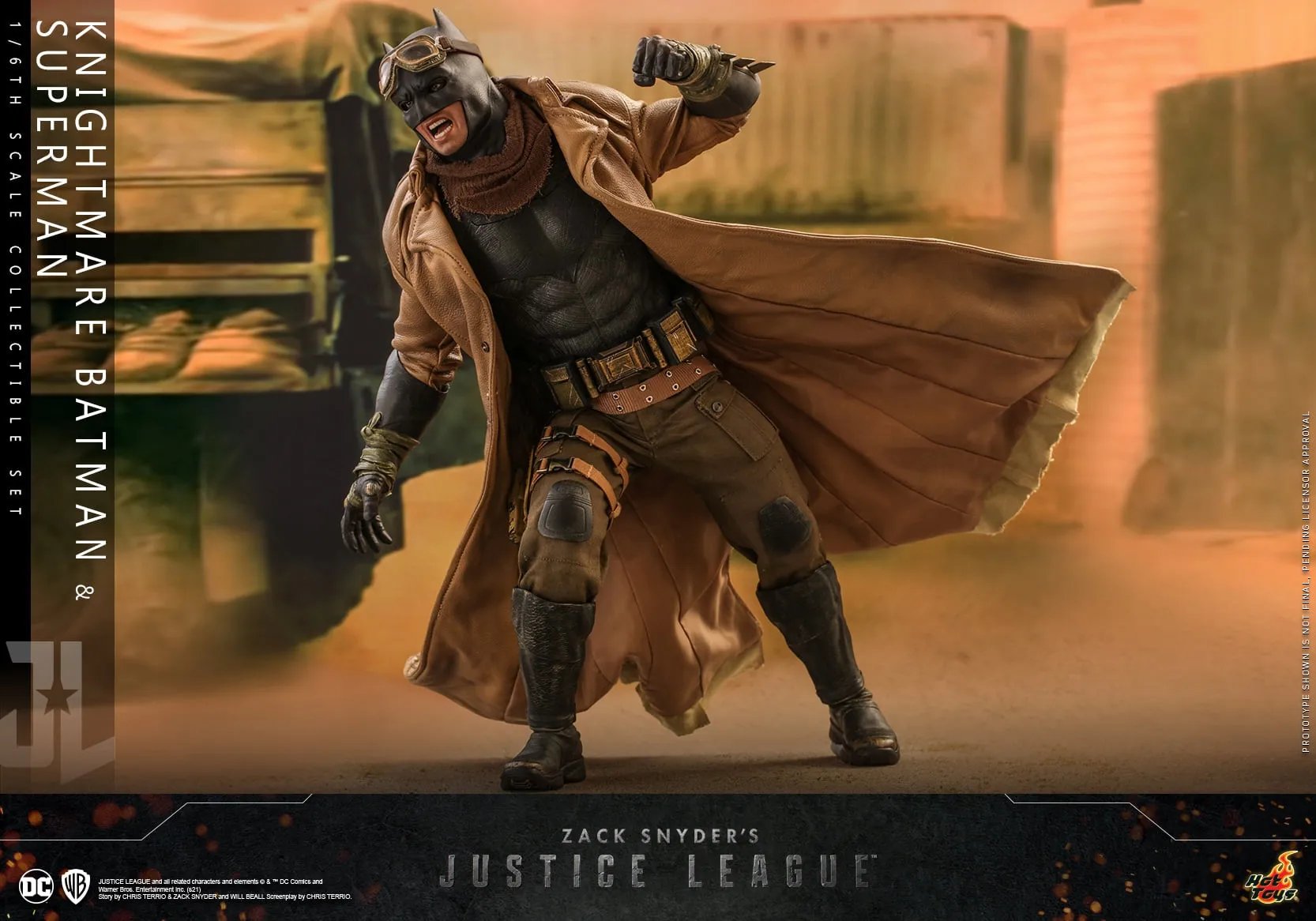 Hot Toys - TMS038 - Zack Snyder's Justice League - 1/6th scale Knightmare Batman and Superman Collectible Set