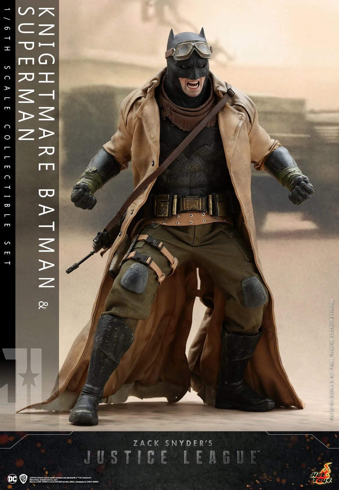 Hot Toys - TMS038 - Zack Snyder's Justice League - 1/6th scale Knightmare Batman and Superman Collectible Set