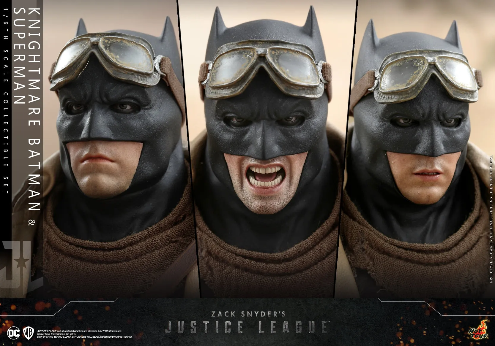 Hot Toys - TMS038 - Zack Snyder's Justice League - 1/6th scale Knightmare Batman and Superman Collectible Set