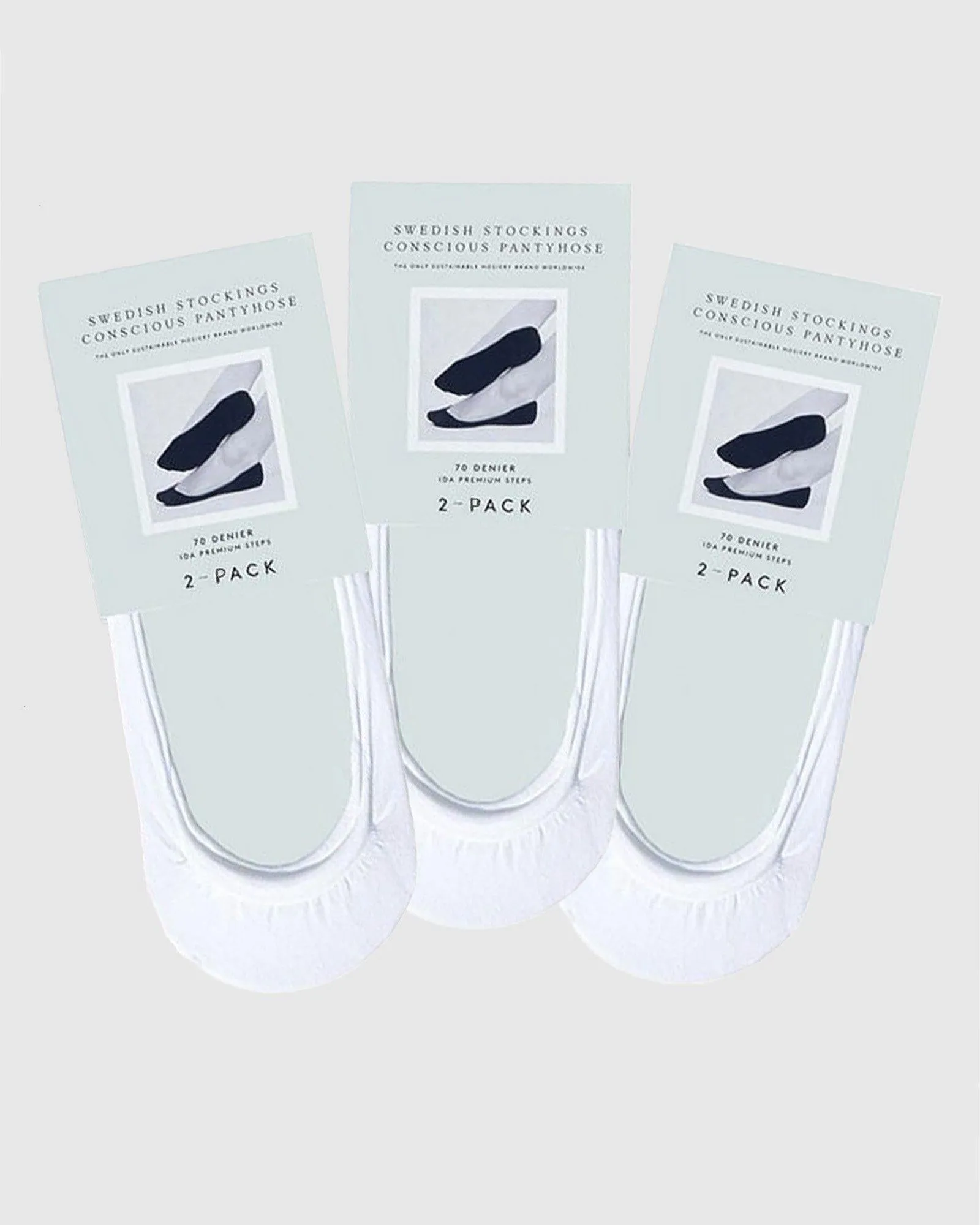 Ida Steps Bundle 6 pairs White