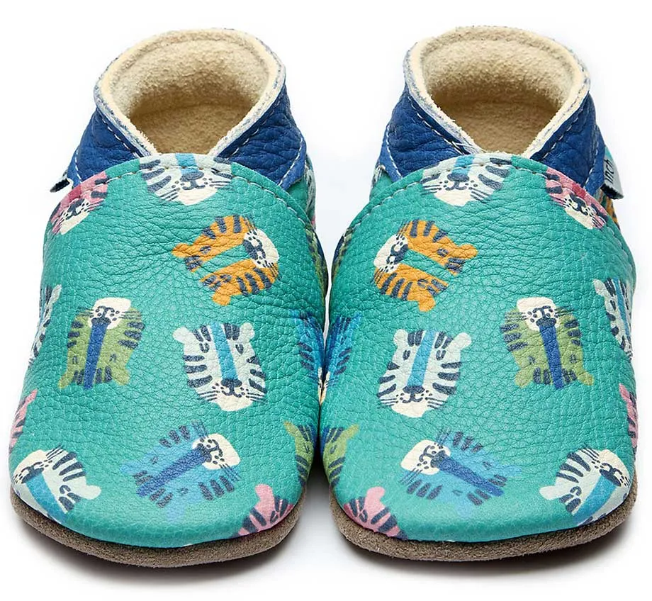 Inch Blue Hello Tiger Shoes