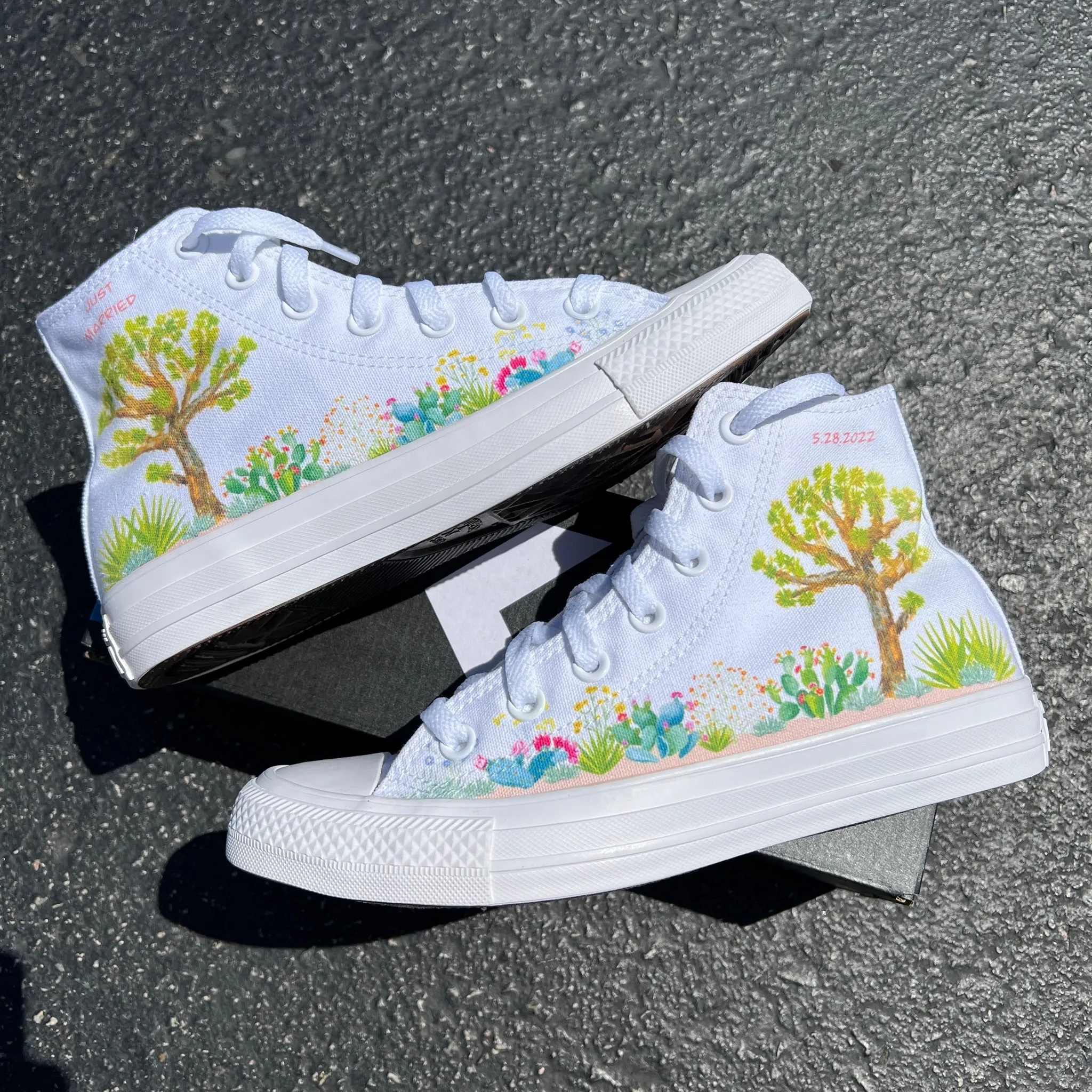 Joshua Tree Wedding High Top Converse