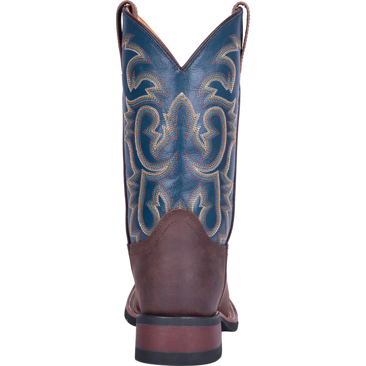 Laredo Men's 11" Hamilton Leather Western Boot - Brown/Blue 7936