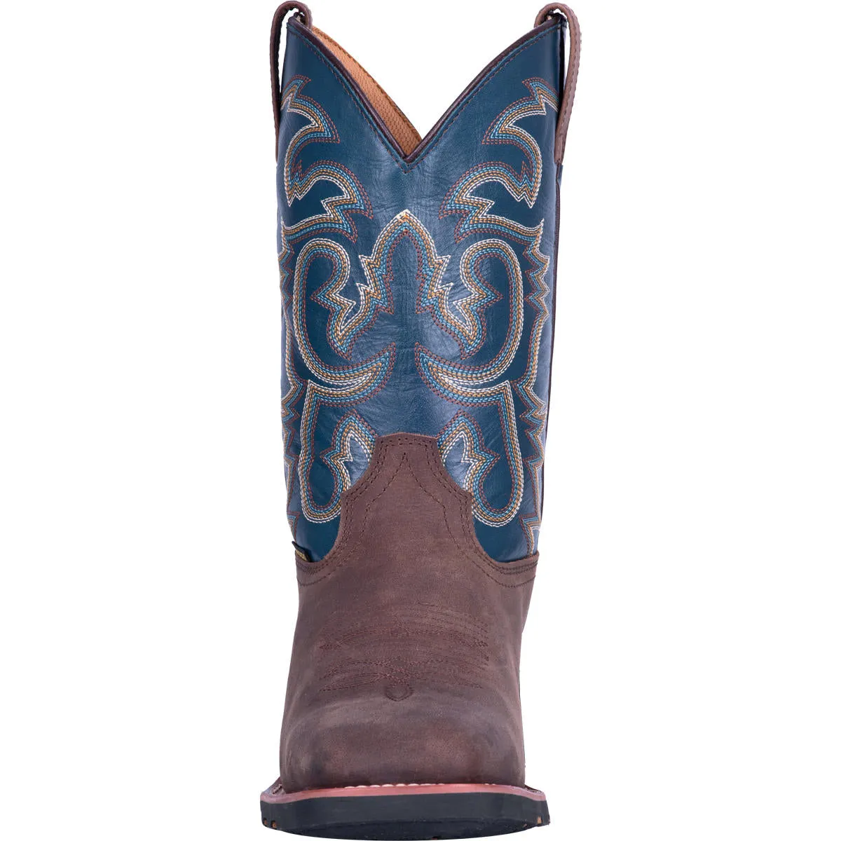 Laredo Men's 11" Hamilton Leather Western Boot - Brown/Blue 7936