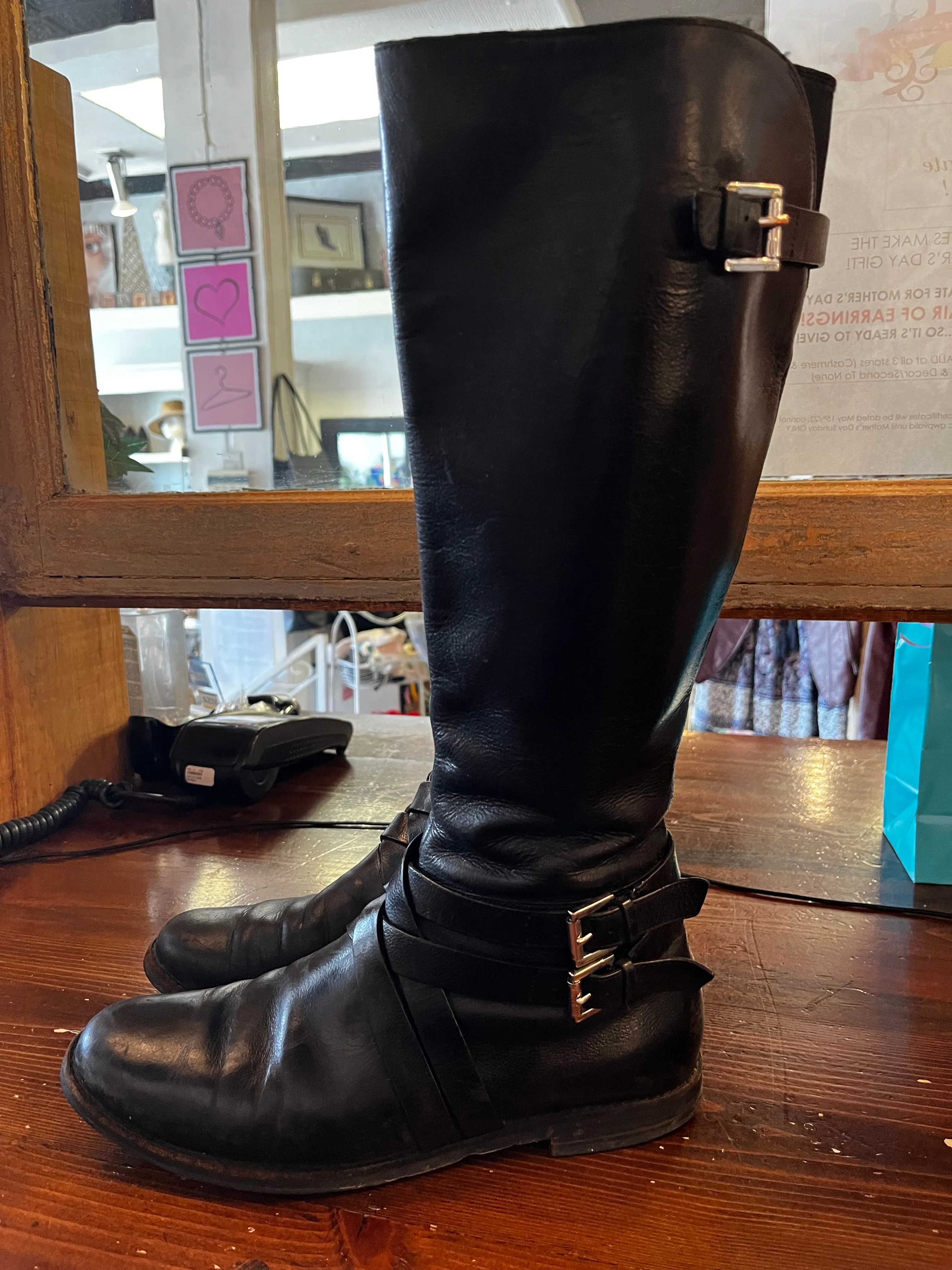 Leather Boots (Size 8.5)