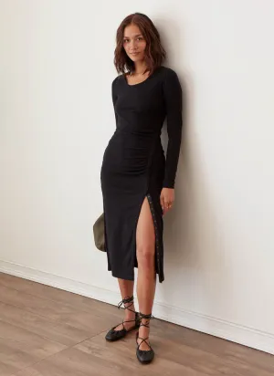 Mckenna Dress in Deep Black