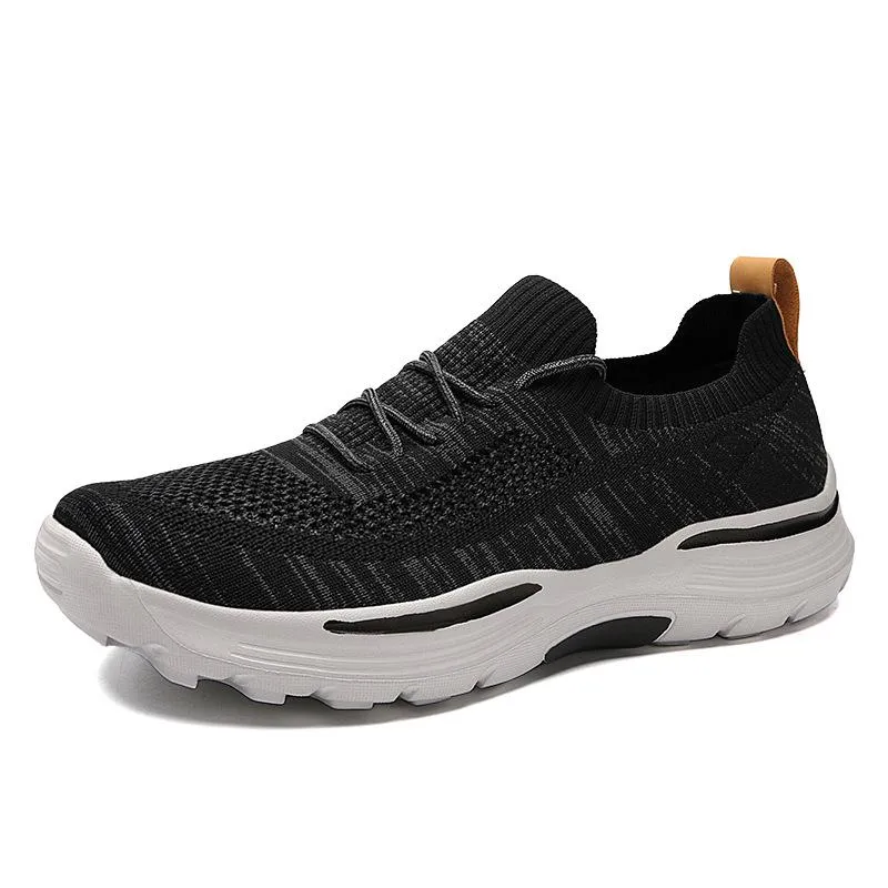 men's breathable fly mesh canvas shoes