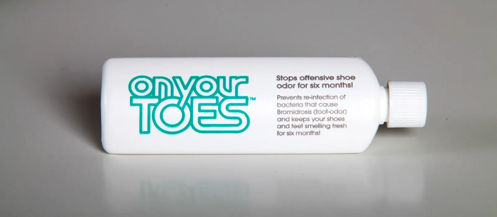 On Your Toes® Bactericide Powder for Foot and Shoe Odor