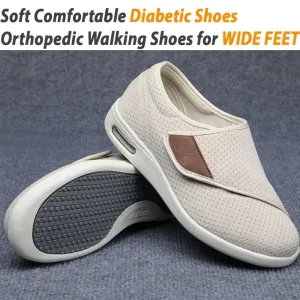 Owlkay Wide Adjusting Soft Comfortable Diabetic Shoes, Walking Shoes [Limited Stock]-NW015