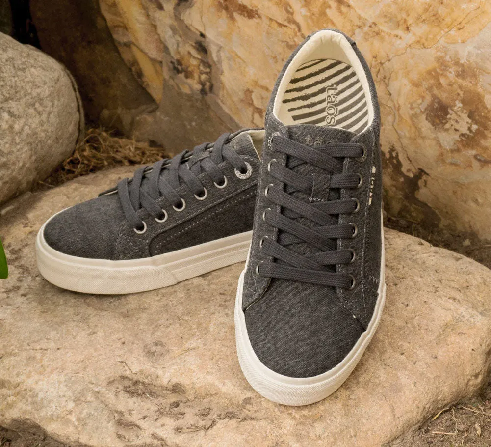 Plim Soul in Charcoal Wash Canvas by Taos Footwear