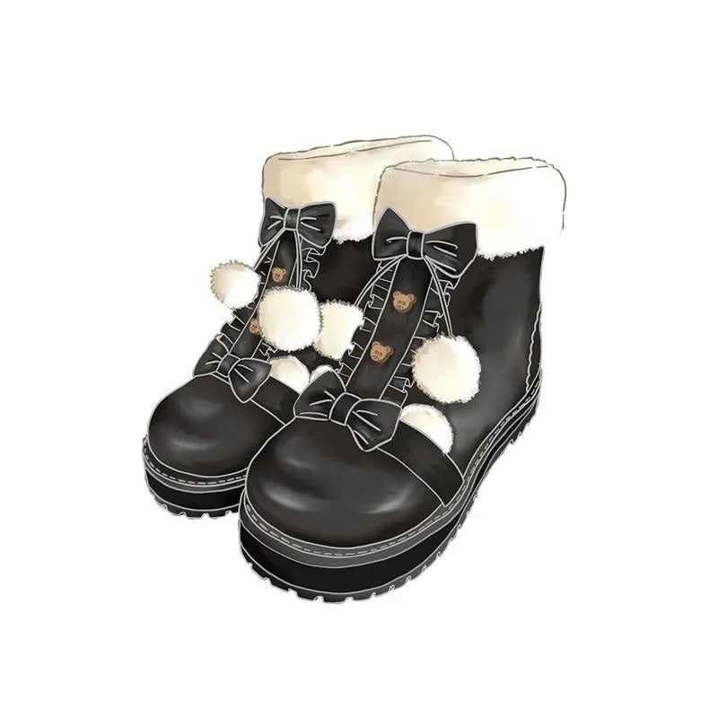 Snowy Bear Booties