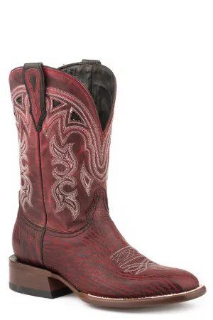 Stetson Womens Black Cherry Shark 11In Jbs Cowboy Boots