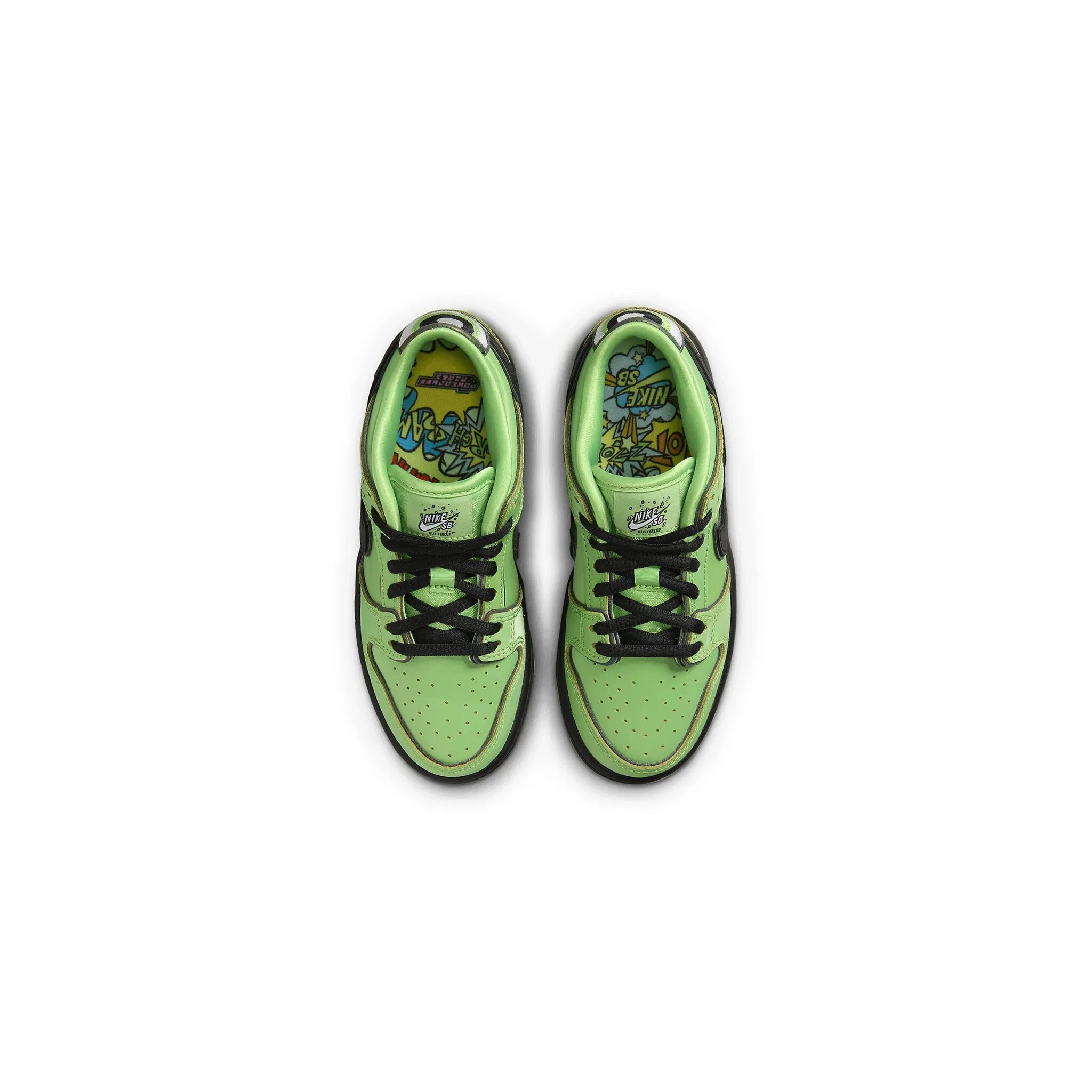 Nike SB Dunk Low x Powerpuff Girls Buttercup Edition (Preschool Size)