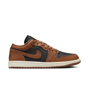 Women's Air Jordan 1 Low Black Archaeo Brown