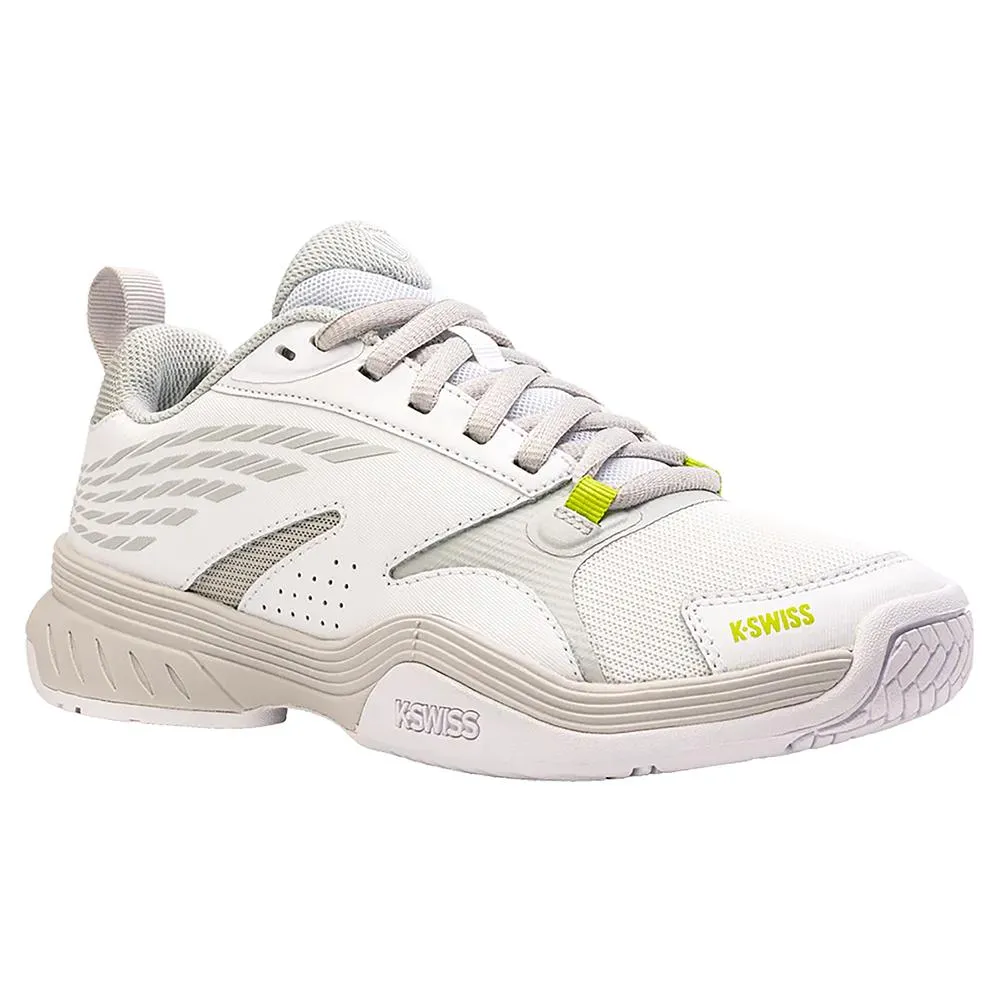 Women's SpeedEx Tennis Shoes White and Gray Violet